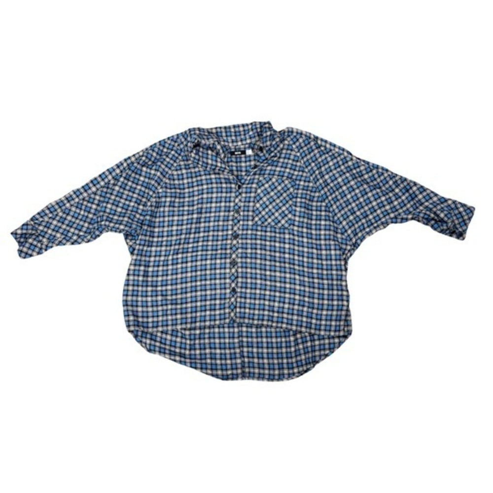 Urban Outfitters BDG Flannel Blue Plaid Size Small